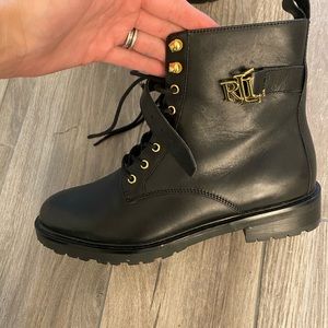 Ralph Lauren ankle boot, leather size 8.5